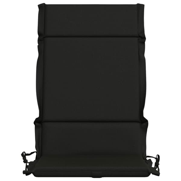 6-delade Höga Ryggstolsdynor GEMERT 6 st 100% Polyester Svart
