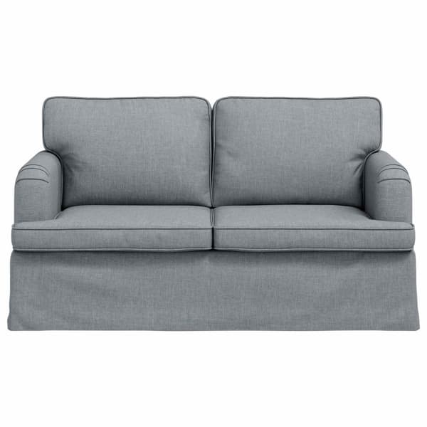 Soffa Ljusgrå 144 x 80 x 85 cm tyg