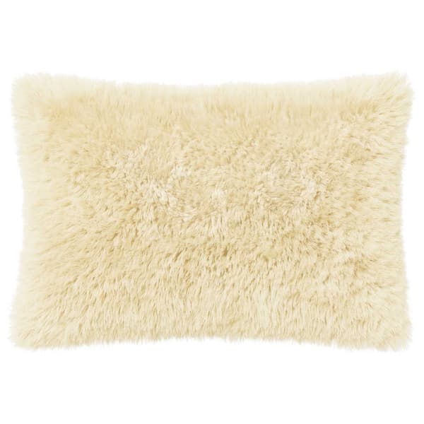 Kuddöverdrag 6 st HEERLEN Gräddvit 50 x 75 cm PV Fleece