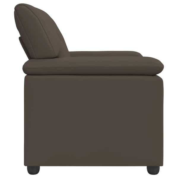 Soffa Grå 91 x 85 x 93 cm Konstläder