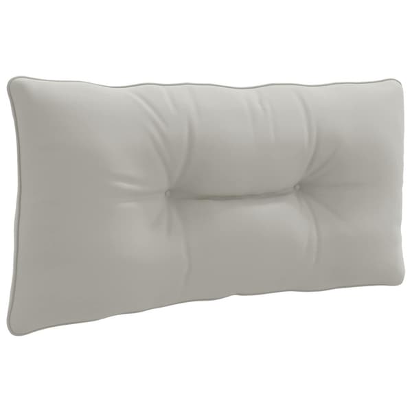 Ryggkudde PUTTEN 100% Polyester Grå 80 x 40 x 10 cm