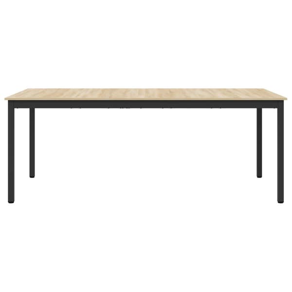 Matbord 200 x 100 x 75 cm Konstruerat trä Rektangulär