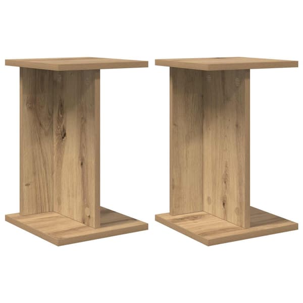 Växtställ 2 pcs Artisan Ek 25 x 25,5 x 40,5 cm Konstruerat trä