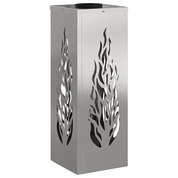 Solar LED Stig Ljus 2 pcs Silver Rostfritt stål