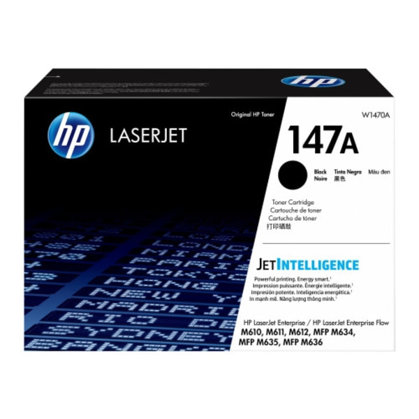 HP 147A - svart - original - LaserJet - tonerkassett (W1470A)