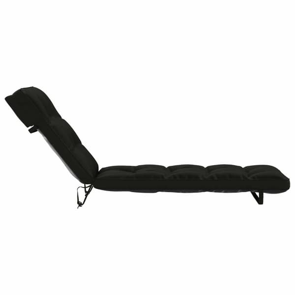 Solstol Kudde VIANEN 100% Polyester Svart 200 x 60 x 8 cm