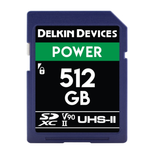 Delkin SDXC Power 2000X UHS-II U3 R300/W250 (V90) 512GB