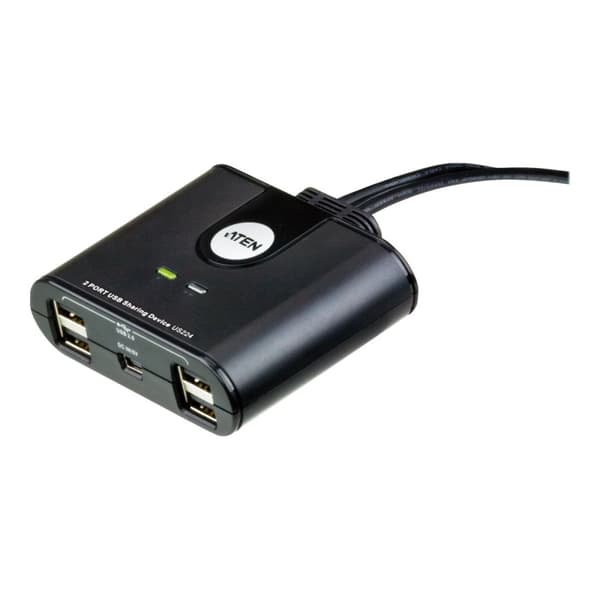 ATEN US224 2-Port USB Peripheral Sharing Device - USB-växel
