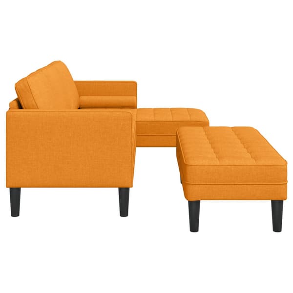 Soffset 2 st Mörkgul Polyester