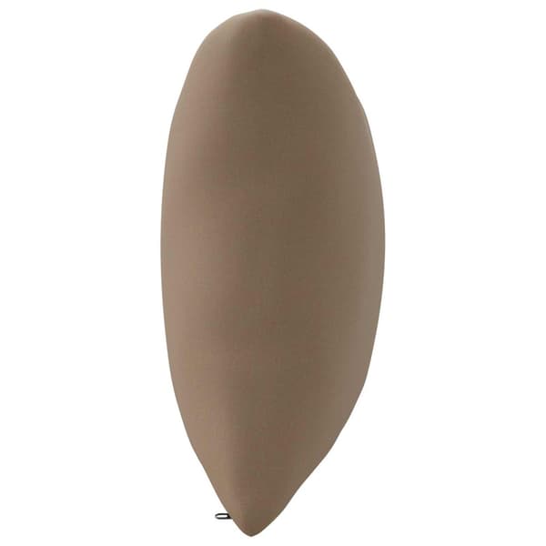 1-delad ryggkudde PUTTEN 100% Polyester Taupe 80 x 40 x 15 cm