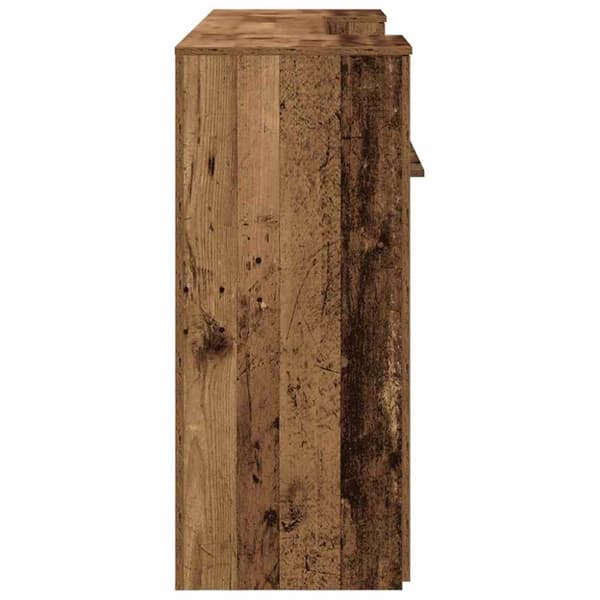 Receptionsdisk grå sonoma 200x50x103,5 cm konstruerat trä