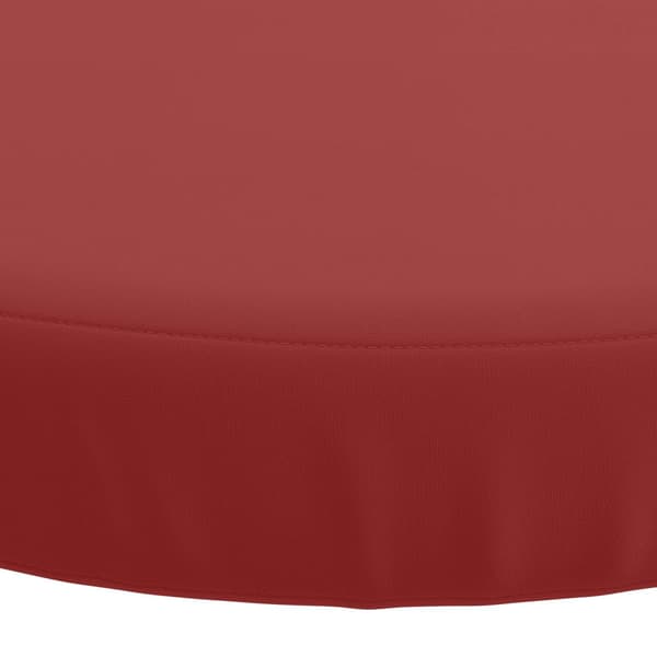 4-delade Sittdynor SOEST 4 st 100% Polyester Vinröd Ø 40 x 7 cm