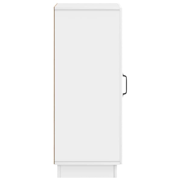 Sideboard Vit högglans 33 x 34,5 x 87 cm Konstruerat trä