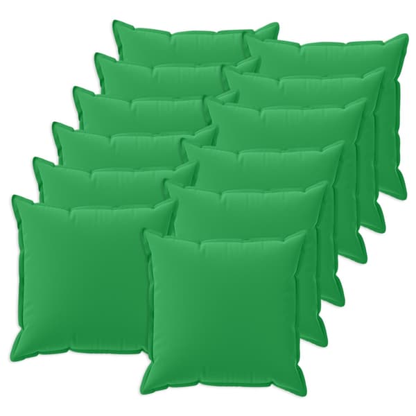 Kudde med kudde HOUTEN 12 st Grön Polyester