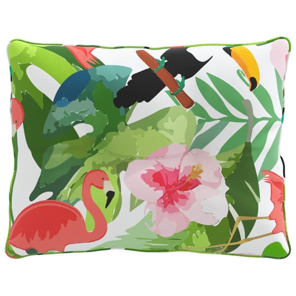 Ryggkudde PUTTEN 100% Polyester Flerfärgsdesign 60 x 40 x 10 cm