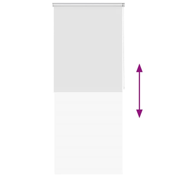 Rullgardin för dusch 120x240 cm vit