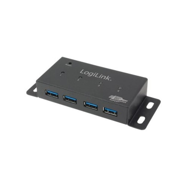 LogiLink USB 3.0 Hub 4-Port - hubb - 4 portar