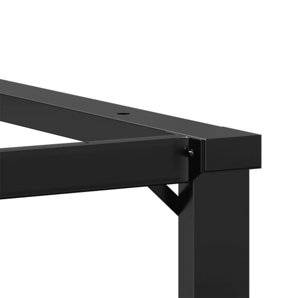 Bordsben för soffbord O-ram 80x70x43 cm stål