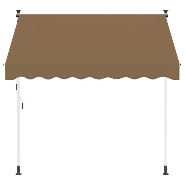 Manuell Utdragbar Markis Beige 400 cm