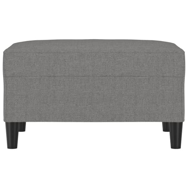 Fotpall mörkgrå 70x55x41 cm tyg