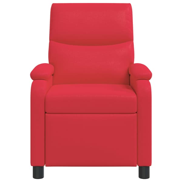 Recliner Röd Konstläder