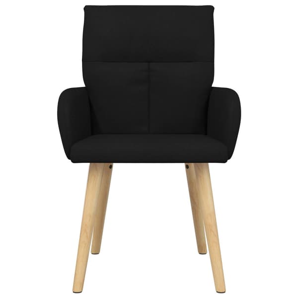 Matstolar 6 pcs Tyg Svart 60 x 56 x 96 cm