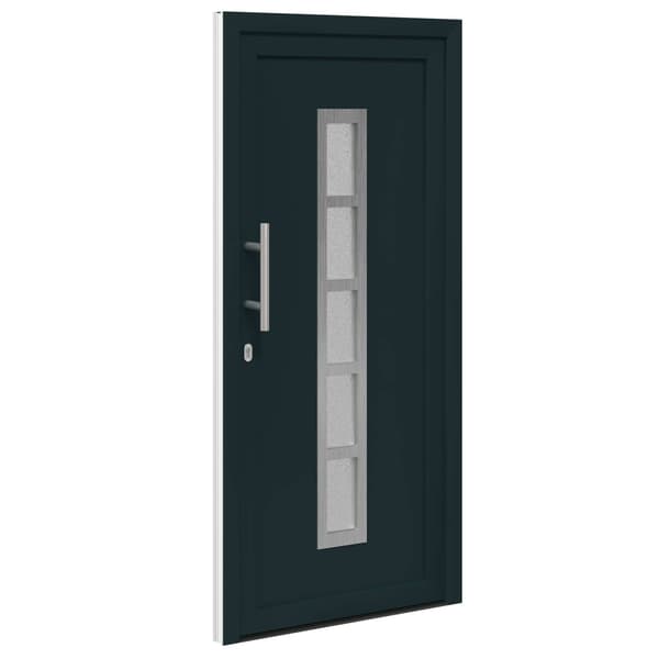 Framdörr Antracit 108 x 208 cm PVC