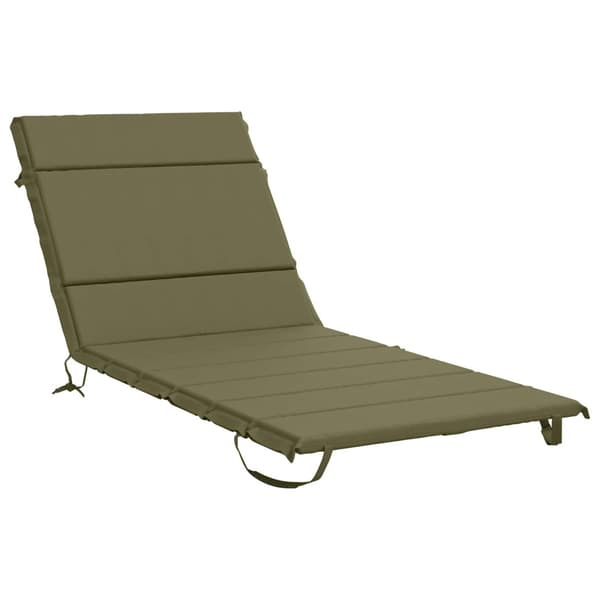 Solstol Kudde GEMERT 100% Polyester Olivgrön 200 x 70 x 3 cm