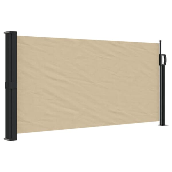 Indragbar sidomarkis beige 100x300 cm