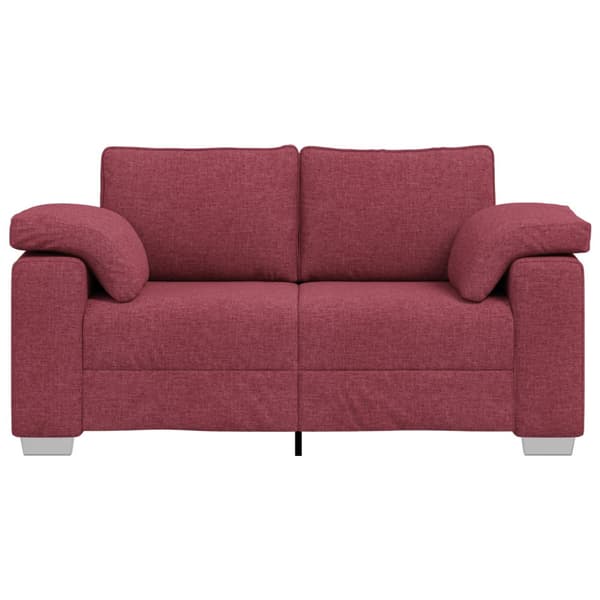 Tvåsitssoffa Vinröd 160 cm tyg