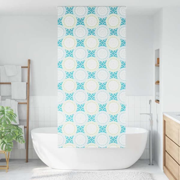 Rullgardin för dusch 90x240 cm tyg bredd 86 cm