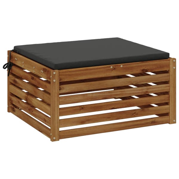 1-delad Sittdyna SOEST 100% Polyester Antracit 80 x 80 x 3 cm