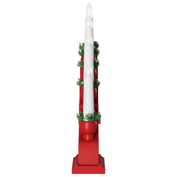 Julbåge med 10 LED-ljus LED-lampor Varmvit 47 x 5 x 29 cm