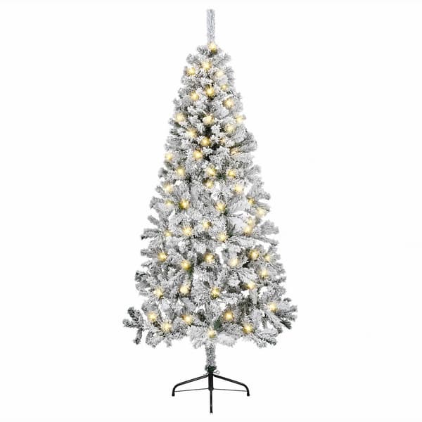 Plast Hingad Julgran 240 cm 300 LED-lampor Varmvit