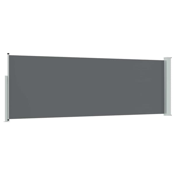 Utfällbar sidomarkis 500 x 100 cm Polyester Rektangulär