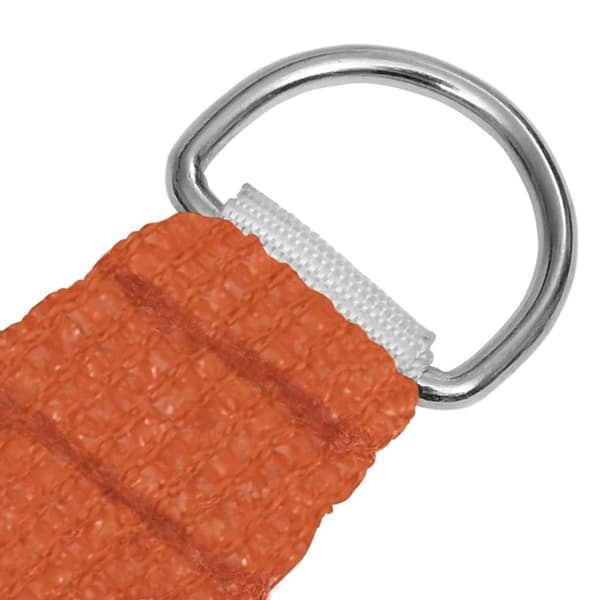 Solsegel 160 g/m² rektangulär orange 3x6 m HDPE