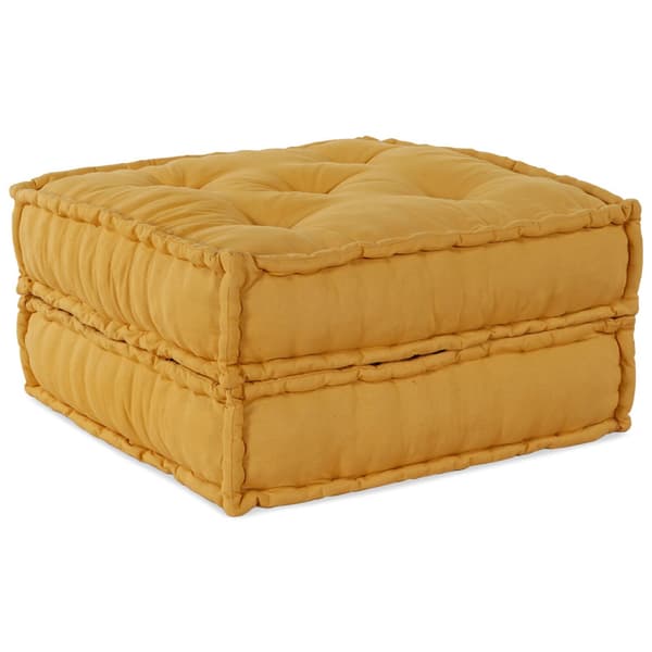 Modulsofa enhet 2 st Tyg Gul 140 x 70 x 36 cm