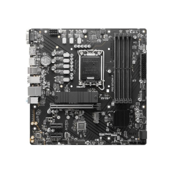 MSI PRO B760M-P - moderkort - micro ATX - LGA1700-uttag - B760