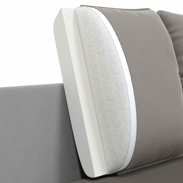 2-sits soffa 2-sits Ljusgrå 188 x 81 x 89 cm Sammet