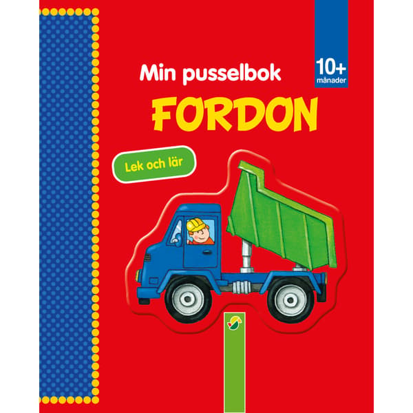 Min pusselbok fordon (bok, board book)