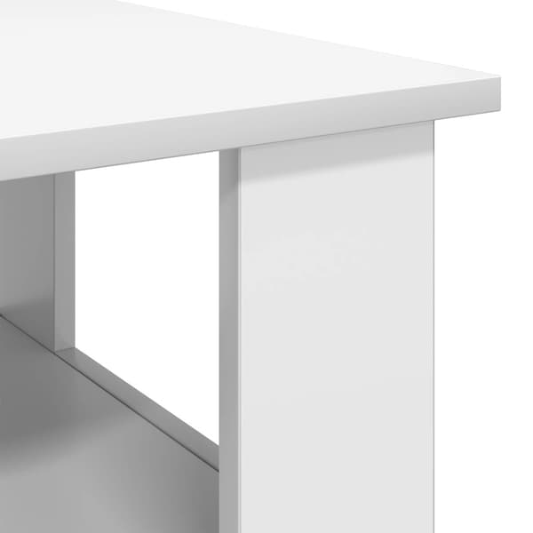 Kaffeebord Vit 90 x 50 x 45 cm Konstruerat trä