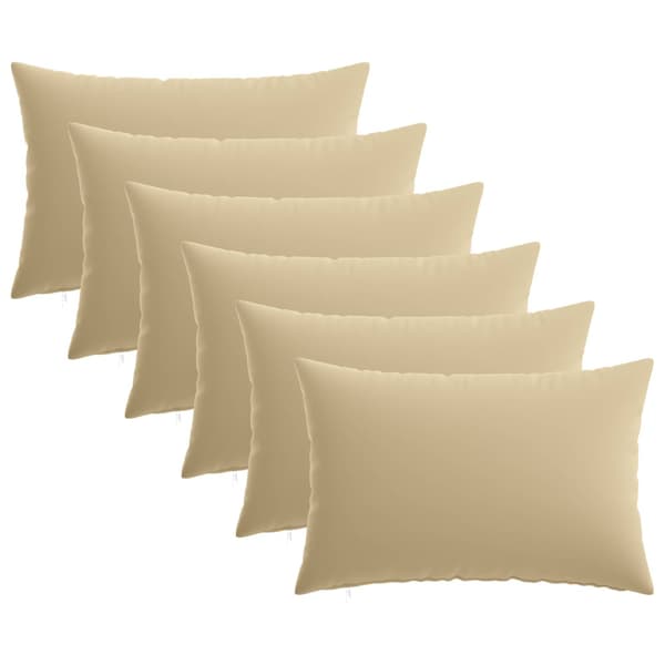 Kudde med kudde HEERLEN 6 st Beige Polyester