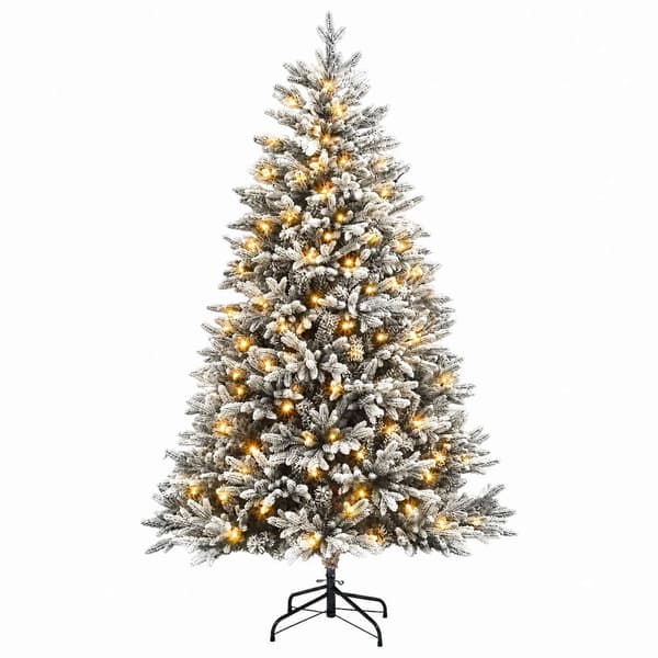 Plast Hingad Julgran 180 cm 300 LED-lampor Varmvit