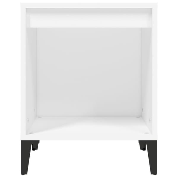 Sängbord vit 40x35x50 cm