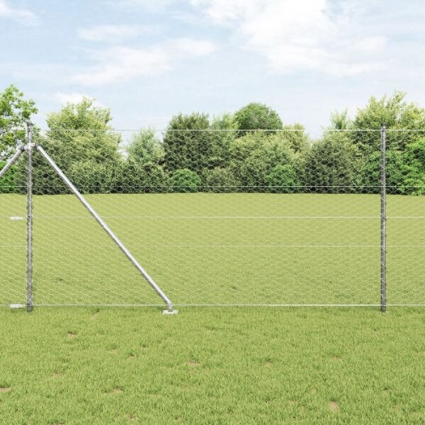 Hexagon staket 1.2x100 m galvaniserat stål