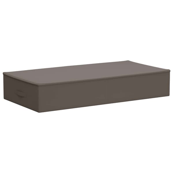 Förvaringslåda Grå 90 x 48 x 15 cm Non-woven tyg