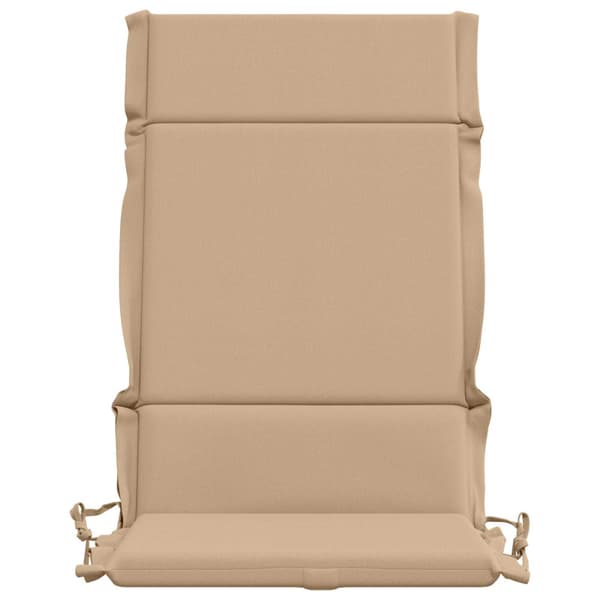 2-delade Höga Ryggstolsdynor GEMERT 2 st 100% Polyester Sand