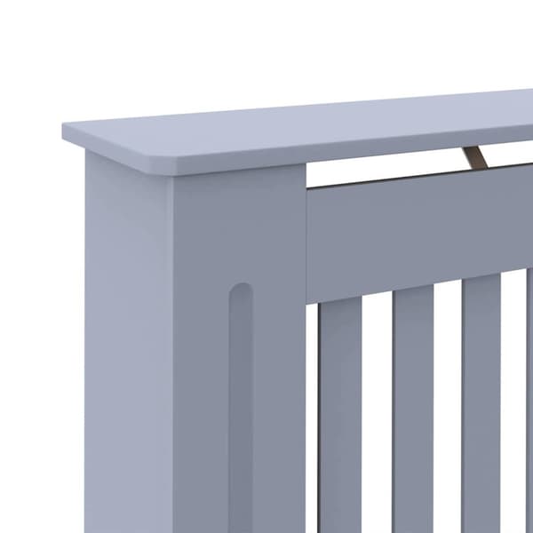 Radiatorlock 2 pcs Grå 112 x 19 x 81,5 cm Konstruerat trä