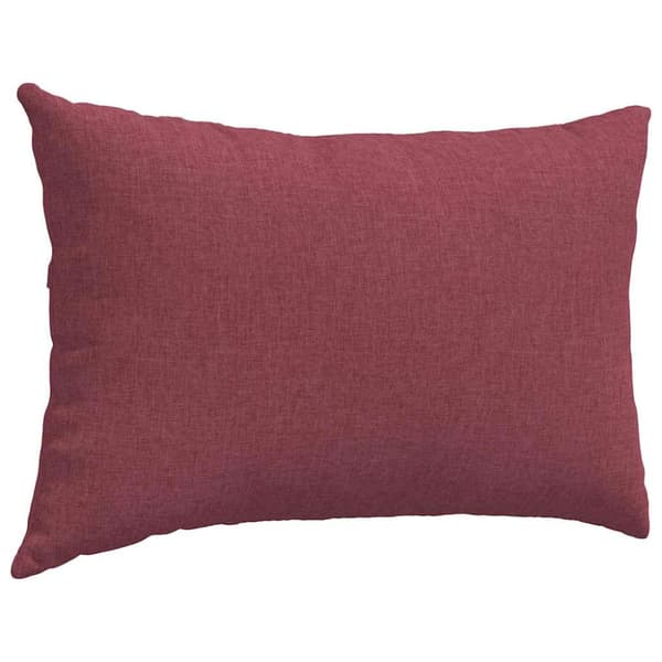 Sofakuddar 2 pcs Vinröd 60 x 40 cm tyg