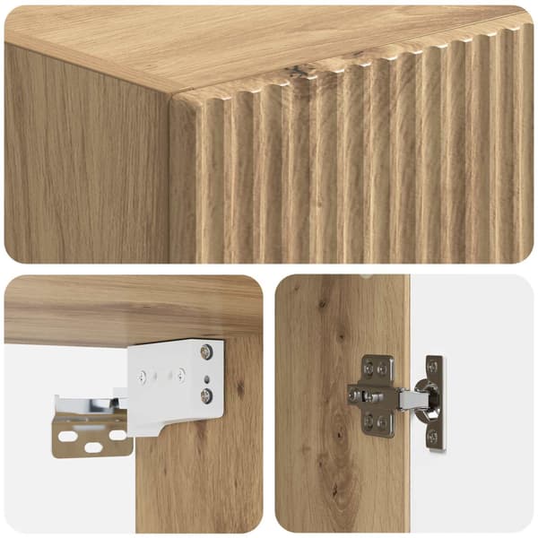 Skåpset 2 pcs Artisan-ek Konstruerat trä